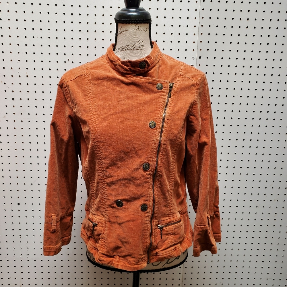 LAL Live A Little Corduroy Moto Jacket XL - Picture 6 of 8